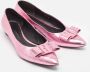 Salvatore Ferragamo Pre-owned Leather flats Pink Dames - Thumbnail 4