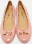 Salvatore Ferragamo Pre-owned Leather flats Pink Dames - Thumbnail 2