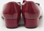 Salvatore Ferragamo Pre-owned Leather flats Red Dames - Thumbnail 5