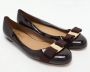 Salvatore Ferragamo Pre-owned Leather flats Red Dames - Thumbnail 3