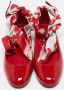 Salvatore Ferragamo Pre-owned Leather flats Red Dames - Thumbnail 3