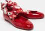 Salvatore Ferragamo Pre-owned Leather flats Red Dames - Thumbnail 4