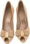 Salvatore Ferragamo Pre-owned Leather heels Beige Dames - Thumbnail 2