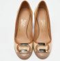 Salvatore Ferragamo Pre-owned Leather heels Beige Dames - Thumbnail 3