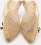 Salvatore Ferragamo Pre-owned Leather heels Beige Dames - Thumbnail 6