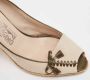 Salvatore Ferragamo Pre-owned Leather heels Beige Dames - Thumbnail 7