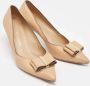 Salvatore Ferragamo Pre-owned Leather heels Beige Dames - Thumbnail 4