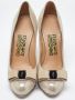 Salvatore Ferragamo Pre-owned Leather heels Beige Dames - Thumbnail 3