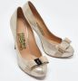 Salvatore Ferragamo Pre-owned Leather heels Beige Dames - Thumbnail 4