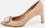 Salvatore Ferragamo Pre-owned Leather heels Beige Dames - Thumbnail 2