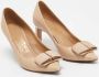 Salvatore Ferragamo Pre-owned Leather heels Beige Dames - Thumbnail 4