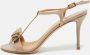 Salvatore Ferragamo Pre-owned Leather heels Beige Dames - Thumbnail 2