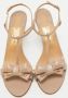 Salvatore Ferragamo Pre-owned Leather heels Beige Dames - Thumbnail 3