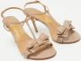 Salvatore Ferragamo Pre-owned Leather heels Beige Dames - Thumbnail 4