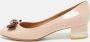 Salvatore Ferragamo Pre-owned Leather heels Beige Dames - Thumbnail 2