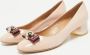 Salvatore Ferragamo Pre-owned Leather heels Beige Dames - Thumbnail 3