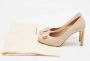 Salvatore Ferragamo Pre-owned Leather heels Beige Dames - Thumbnail 9