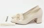 Salvatore Ferragamo Pre-owned Leather heels Beige Dames - Thumbnail 9