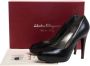 Salvatore Ferragamo Pre-owned Leather heels Black Dames - Thumbnail 7