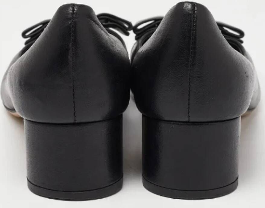 Salvatore Ferragamo Pre-owned Leather heels Black Dames