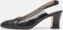 Salvatore Ferragamo Pre-owned Leather heels Black Dames - Thumbnail 2