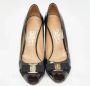 Salvatore Ferragamo Pre-owned Leather heels Black Dames - Thumbnail 3