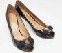 Salvatore Ferragamo Pre-owned Leather heels Black Dames - Thumbnail 4