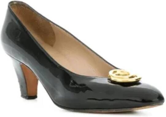 Salvatore Ferragamo Pre-owned Leather heels Black Dames