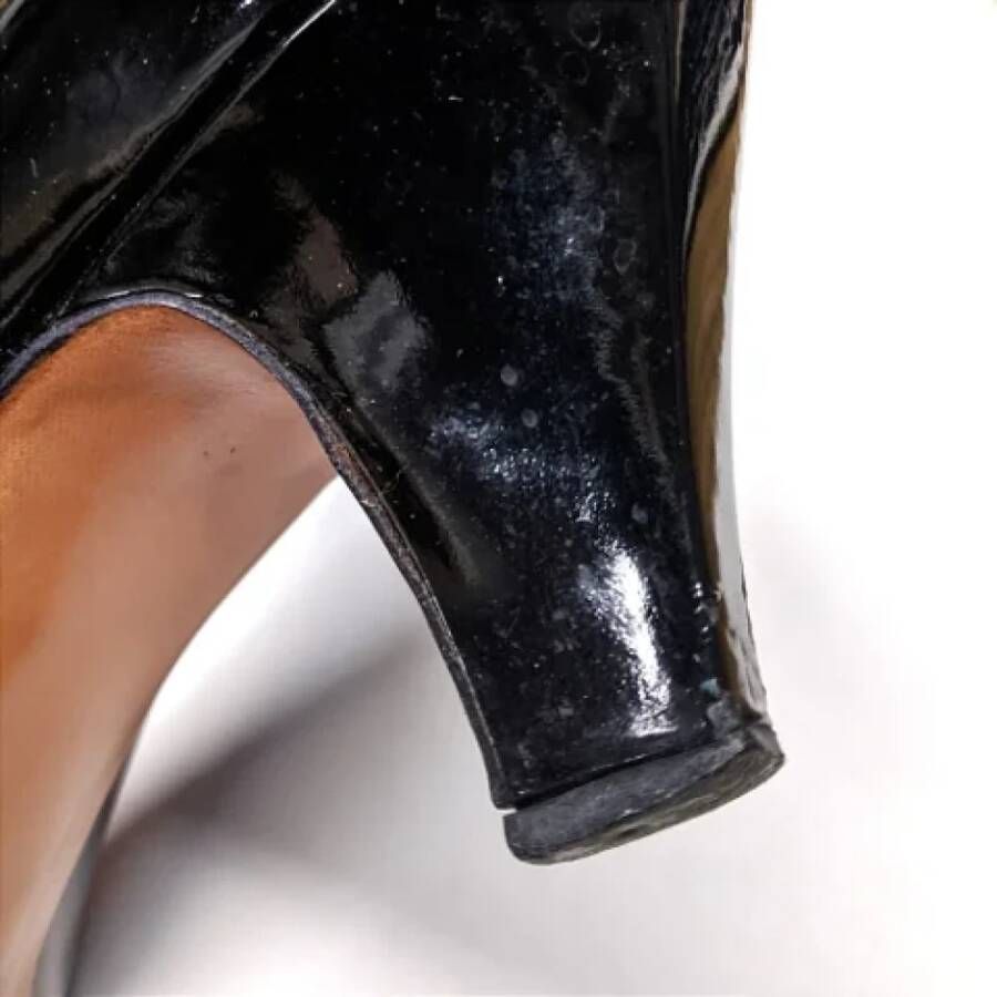 Salvatore Ferragamo Pre-owned Leather heels Black Dames