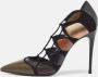 Salvatore Ferragamo Pre-owned Leather heels Black Dames - Thumbnail 2