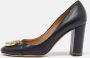 Salvatore Ferragamo Pre-owned Leather heels Black Dames - Thumbnail 2