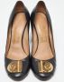 Salvatore Ferragamo Pre-owned Leather heels Black Dames - Thumbnail 3