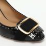 Salvatore Ferragamo Pre-owned Leather heels Black Dames - Thumbnail 7