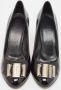 Salvatore Ferragamo Pre-owned Leather heels Black Dames - Thumbnail 3