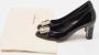 Salvatore Ferragamo Pre-owned Leather heels Black Dames - Thumbnail 9