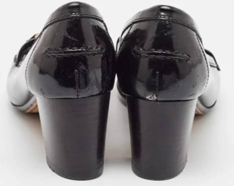 Salvatore Ferragamo Pre-owned Leather heels Black Dames