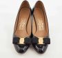 Salvatore Ferragamo Pre-owned Leather heels Black Dames - Thumbnail 2