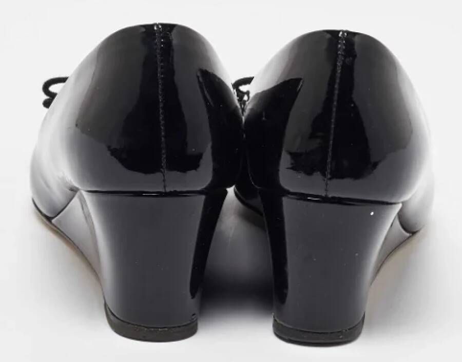 Salvatore Ferragamo Pre-owned Leather heels Black Dames