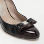 Salvatore Ferragamo Pre-owned Leather heels Black Dames - Thumbnail 6