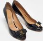 Salvatore Ferragamo Pre-owned Leather heels Black Dames - Thumbnail 3