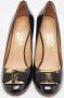 Salvatore Ferragamo Pre-owned Leather heels Black Dames - Thumbnail 3