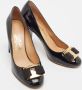 Salvatore Ferragamo Pre-owned Leather heels Black Dames - Thumbnail 4