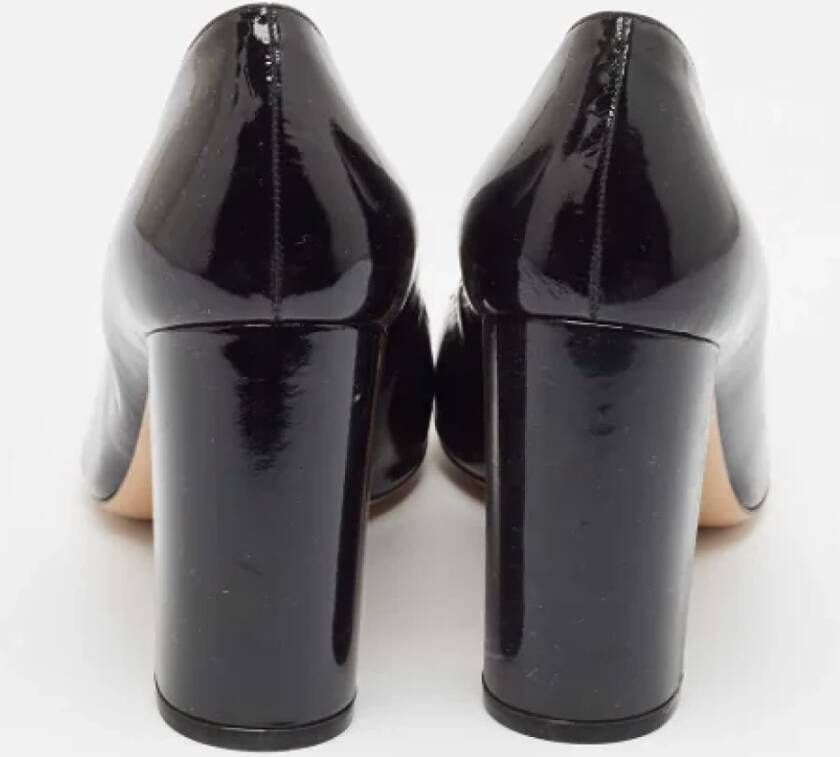 Salvatore Ferragamo Pre-owned Leather heels Black Dames