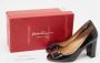 Salvatore Ferragamo Pre-owned Leather heels Black Dames - Thumbnail 9