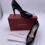 Salvatore Ferragamo Pre-owned Leather heels Black Dames - Thumbnail 7