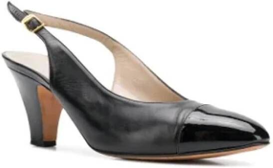 Salvatore Ferragamo Pre-owned Leather heels Black Dames