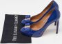 Salvatore Ferragamo Pre-owned Leather heels Blue Dames - Thumbnail 9