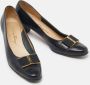 Salvatore Ferragamo Pre-owned Leather heels Blue Dames - Thumbnail 4