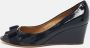 Salvatore Ferragamo Pre-owned Leather heels Blue Dames - Thumbnail 2