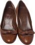 Salvatore Ferragamo Pre-owned Leather heels Brown Dames - Thumbnail 2